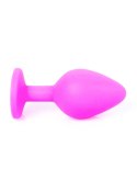 Mały korek analny sex plug silikonowy ozdobny 8cm