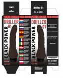 Driller 01 black 21,5 cm realistic vibrating