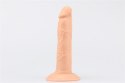 Duży gruby żylasty penis dildo z przyssawka 19 cm