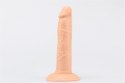 Duży gruby żylasty penis dildo z przyssawka 19 cm