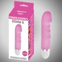 Olivia g pink 16,5 cm silicone vibrating 10 speed