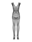 Prześwitujące bodystocking otwarty krok f234 s/m/l