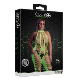 Bodystocking z dekoltem w szpic XL/XXXXL Ouch! by shots