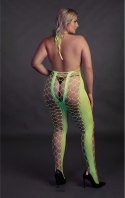 Bodystocking z dekoltem w szpic XL/XXXXL Ouch! by shots