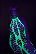 Bodystocking z dekoltem w szpic XL/XXXXL Ouch! by shots