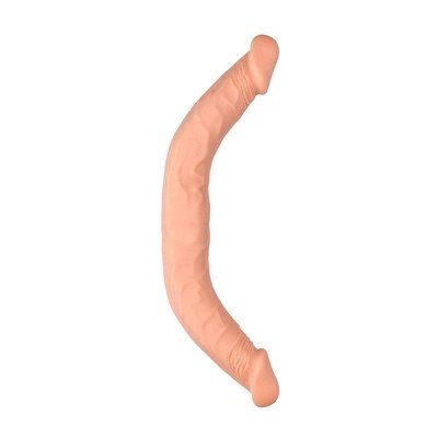 RealRock - Podwójne wygięte dildo - bardzo długie 46cm