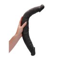 RealRock - Podwójne wygięte dildo - bardzo długie 46cm