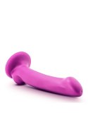 Gładkie silikonowe dildo z przyssawka 16,5 cm