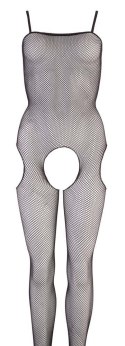 Erotyczna siatka bodystocking otwarty krok l/xl