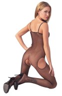 Erotyczna siatka bodystocking otwarty krok l/xl