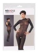 Catsuit bodystocking siateczka otwarty krok m/l