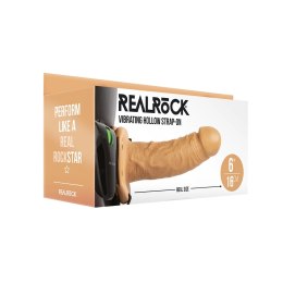 RealRock - Wibrator - dildo na pasku 15,5 cm