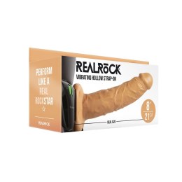 RealRock - Wibrator - dildo na pasku 20,5 cm