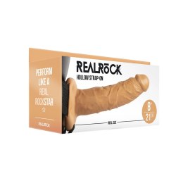 RealRock - Wibrator - dildo na regulowanym pasku 20,5 cm