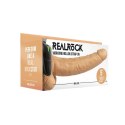 RealRock - Wibrator - dildo z jądrami na pasku 23 cm