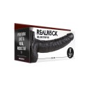 RealRock - Wibrator - dildo z jądrami na pasku 23 cm