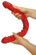 Dildo penis podwójna penetracja lesbijskie 43cm