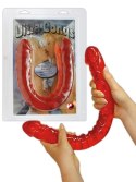 Dildo penis podwójna penetracja lesbijskie 43cm