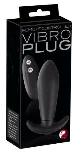 Stożkowa wtyczka analna plug korek wibracyjny 12cm