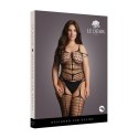 Le desir - Bodystocking do pończoch z nieprzezroczystą podszewką Plus Size