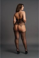 Le desir - Bodystocking z chokerem Plus Size