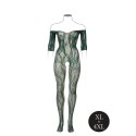 Le desir - Bodystocking z długim rękawem i otwartym kroczem Queen Size