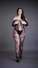 Le desir - Koronkowe bodystocking z otwartym kroczem Plus Size