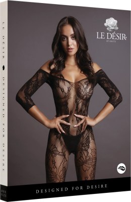 Le desir - Koronkowe bodystocking z otwartym kroczem S-XL