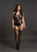 Le desir - Koronkowr bodystocking Plus size