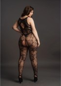 Le desire - Bodystocking z otwartym kroczem Plus Size