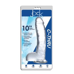 Curve Toys - Dildo z jądrami - 25,5 cm