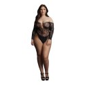 Le desir - Body ze stringami z otwartym kroczem Plus Size