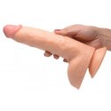 XR Brands - Dildo z jądrami Beefy 23 cm