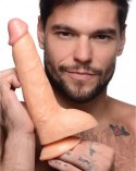 XR Brands - Dildo z jądrami Beefy 23 cm