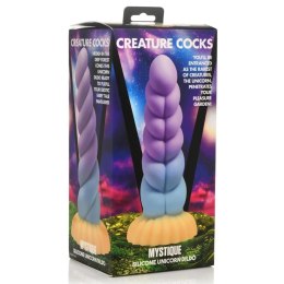 XR Brands - Silikonowe dildo - jednorożec