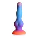 XR Brands - Silikonowe dildo świecące w ciemności - Kosmiczny