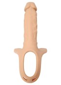 Proteza strap-on pusta przedłużająca penisa 24cm