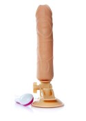 Dildo z przyssawką pilotem penis realistyczny 24cm