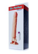 Dildo z przyssawką pilotem penis realistyczny 24cm