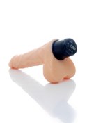 Dildo 12 wibracji pulsacji jądra cyberskóra 20 cm