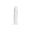 Dildo jak penis przyssawka przezroczyste sex 16cm