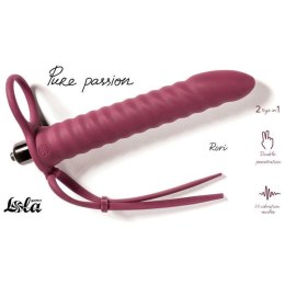 Dildo z pierścieniem do podwójnej penetracji 16 cm