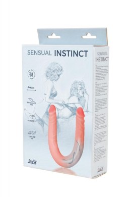 Dildo dwustronne penis członek sex cyberskóra 44cm