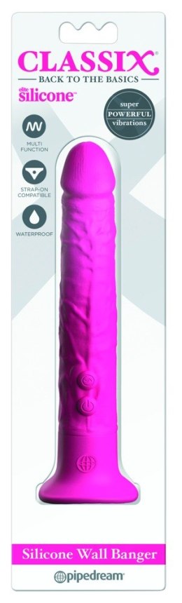 Długie dildo z grubą końcówką i przyssawką 19 cm