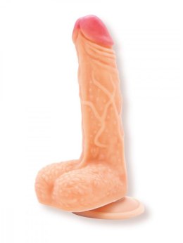 Naturalne dildo członek z jądrami przyssawka 17cm