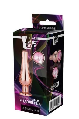 GLEAMING LOVE ROSE GOLD PLEASURE PLUG M