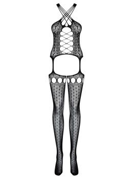 Geometryczne bodystocking siateczka obsessive sml