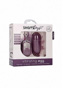 10 Speed Remote Vibrating Egg - Big - Purple