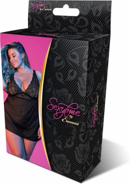 Magic Silk - Babydoll z otwartymi plecami - plus size