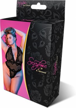 Magic Silk - Body z głębokim dekoltem - plus size